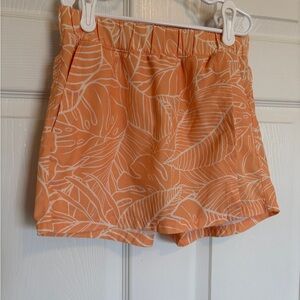 Old Navy Kids Tropical Orange Skorts